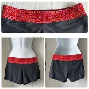 Athleta  Activewear BoHo Swim Trunks Running Shorts